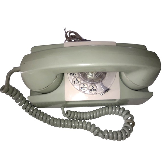 Vintage Starlite Automatic Electric Rotary Dial Desk Telephone Avocado Green - Picture 1 of 10